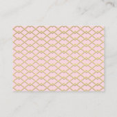 Little Princess Diaper Raffle Tickets, roze Informatiekaartje (Achterkant)