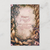 Little Princess Fairytale Diapper Raffle Informatiekaartje (Voorkant)