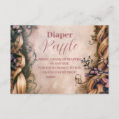 Little Princess Fairytale Diapper Raffle Informatiekaartje (Voorkant)