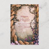 Little Princess Fairytale Diapper Raffle Informatiekaartje (Voorkant)