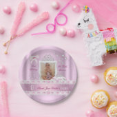 Little Princess First Birthday Party Foto Bord (Feest)