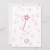 Little Princess First Birthday, Pink Crown Kaart (Achterkant)