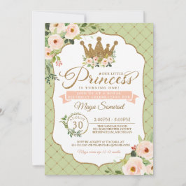 Little Princess Floral Blush & Mint Koninklijke Ve Kaart
