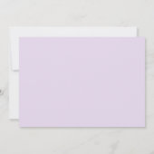 Little Princess Floral Paarse meisje verjaardagsfe Kaart (Achterkant)