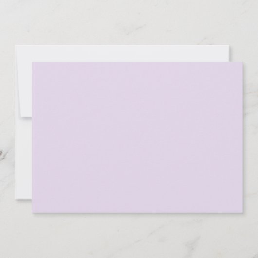 Little Princess Floral Paarse meisje verjaardagsfe Kaart (Achterkant)