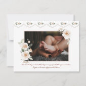 Little Princess | Foto Geboorteaankondiging (Achterkant)