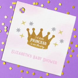 Little Princess Girl Baby Shower Bedankjes Labels