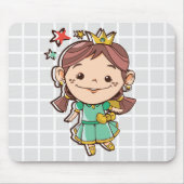 Little Princess Grid Muismat (Voorkant)