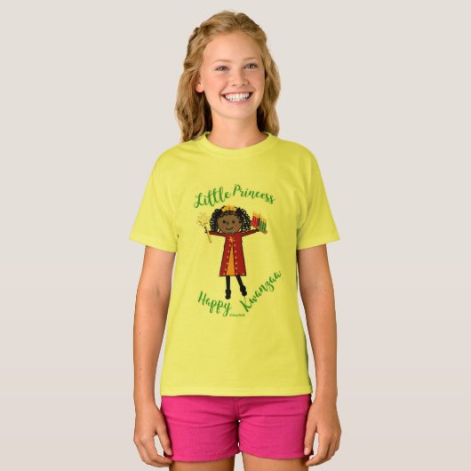 Little Princess - Happy Kwanzaa T-shirt (Voorkant volledig)
