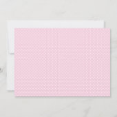 Little Princess Invitation - Roze Kaart (Achterkant)