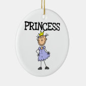 Little Princess Keramisch Ornament (Rechts)