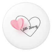 "Little Princess" Keramische Knop (Voorkant)