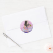 Little Princess Kissing Frog Sticker (Envelop)