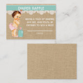 Little Princess Luier Raffle Insert Informatiekaartje (Voorkant / Achterkant)