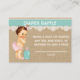 Little Princess Luier Raffle Insert Informatiekaartje