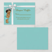 Little Princess Luier Raffle Tickets Mint Informatiekaartje (Voorkant / Achterkant)