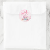 Little Princess Magical Castle Ronde Sticker (Tas)