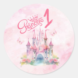 Little Princess Magical Castle Ronde Sticker