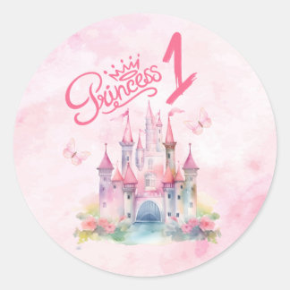 Little Princess Magical Castle Ronde Sticker