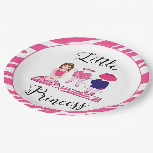 "Little Princess" Papieren Bordje (Gekanteld)