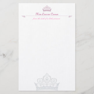 Little Princess Personalized Note paper Briefpapier