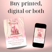 Little Princess Pink Castle 1e verjaardag Kaart