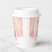 Little Princess Pink Castle 1e verjaardag Papieren Bekers (Rechts)