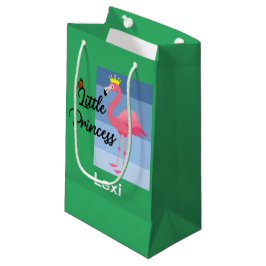 Little Princess Pink Flamingo Design - Gift Bag - Klein Cadeauzakje