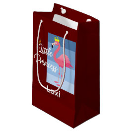 Little Princess Pink Flamingo Design - Gift Bag - Klein Cadeauzakje