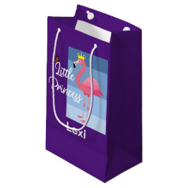 Little Princess Pink Flamingo Design - Gift Bag - Klein Cadeauzakje