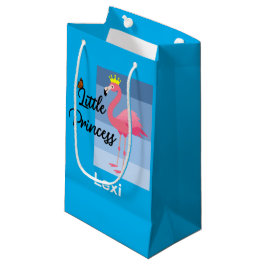 Little Princess Pink Flamingo Design - Gift Bag - Klein Cadeauzakje