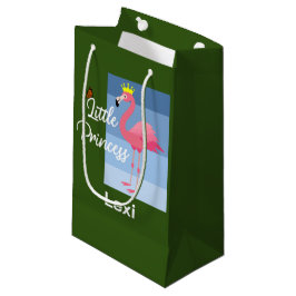 Little Princess Pink Flamingo Design - Gift Bag - Klein Cadeauzakje