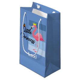 Little Princess Pink Flamingo Design - Gift Bag - Klein Cadeauzakje