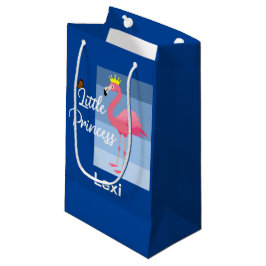 Little Princess Pink Flamingo Design - Gift Bag - Klein Cadeauzakje