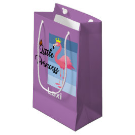 Little Princess Pink Flamingo Design - Gift Bag - Klein Cadeauzakje