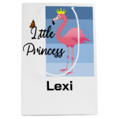 Little Princess Pink Flamingo Design - Gift Bag - Medium Cadeauzakje (Voorkant)