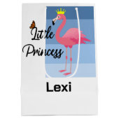 Little Princess Pink Flamingo Design - Gift Bag - Medium Cadeauzakje (Achterkant)