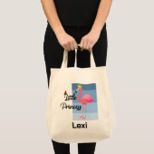 Little Princess Pink Flamingo Design - Grocery Tot Tote Bag (Voorkant (product))