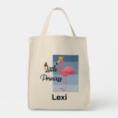 Little Princess Pink Flamingo Design - Grocery Tot Tote Bag (Achterkant)