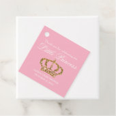 Little Princess Pink Gold Baby shower Dank u Bedankjes Labels (In situ)