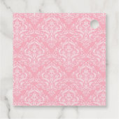 Little Princess Pink Gold Baby shower Dank u Bedankjes Labels (Achterkant)