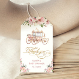 Little Princess Pink & Gold Baby shower Dank u Cadeaulabel