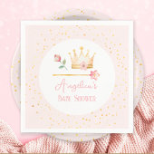 Little Princess Pink Royal Baby shower Servet