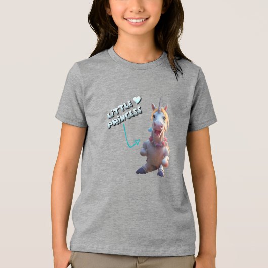 Little Princess Tri-Blend Shirt (Voorkant)