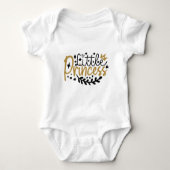 Little Princess-typografie Romper (Voorkant)