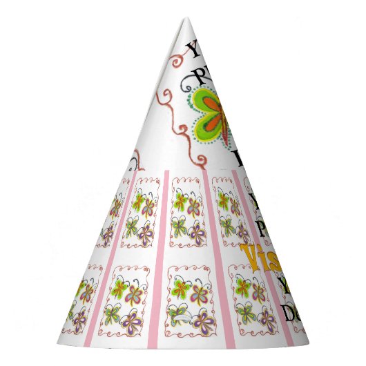 Little Princess Vision je designfeestmeisje Feesthoedjes (Links)