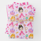 Little Princess Wrapping Paper Set of 3 (In situ)