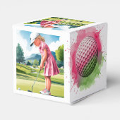 Little Pro in Pink: Verjaardag op het Groen Bedankdoosjes (Achterkant)