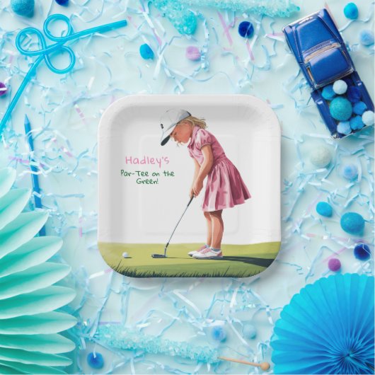 Little Pro in Pink: Verjaardag op het Groen Papieren Bordje (Feest)