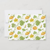 Little Pumkin Botanical Bedankkaart (Achterkant)